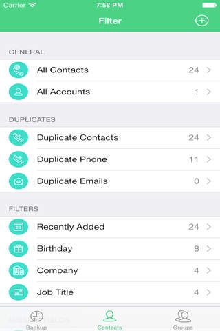 Fast Backup Contact Assistant screenshot 4