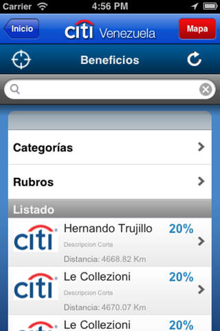 Citi Beneficios VE screenshot 2