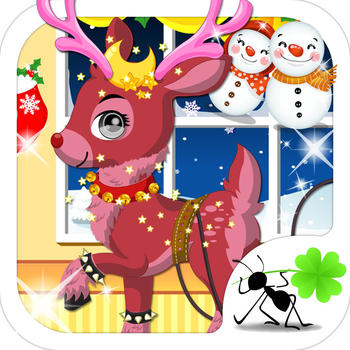 Christmas Deer - Great Holiday Dress Up 遊戲 App LOGO-APP開箱王