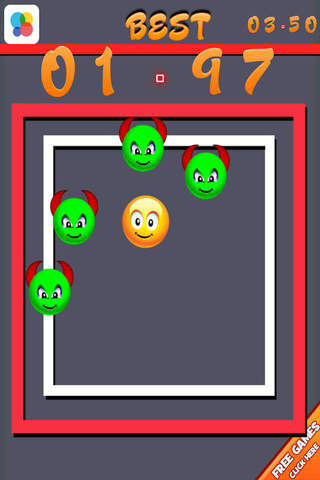 Angry Emoji Dodge Game - Dome of Death Escape- Free screenshot 3