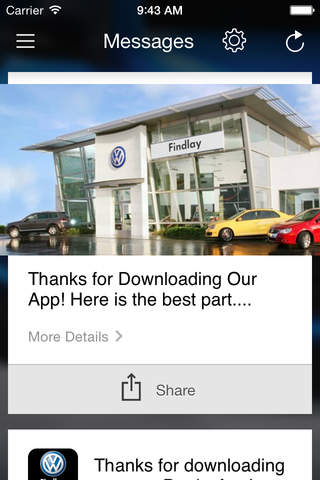 Findlay Volkswagen DealerApp screenshot 3