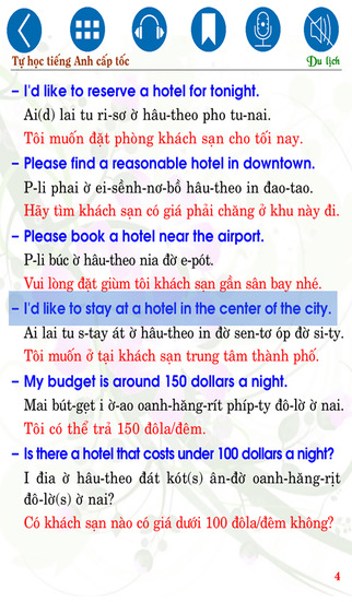 【免費書籍App】Tự học tiếng Anh cấp tốc - Tiếng Anh Du lịch Anh - Việt (Travel English)-APP點子