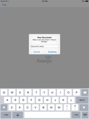 【免費商業App】Kaseya WorkDocs-APP點子