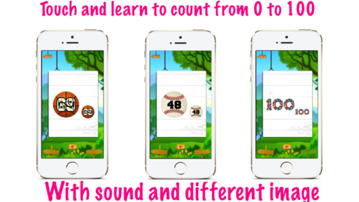 【免費教育App】Count To 100 Game - Baby Learn Number By Number Picture Funny in English,Spanish,French,German language-APP點子