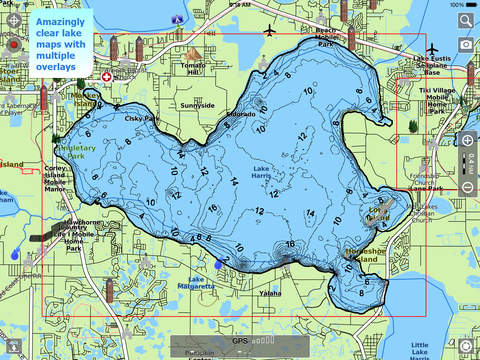 Aqua Map Florida Lakes HD - GPS Offline Nautical Charts
