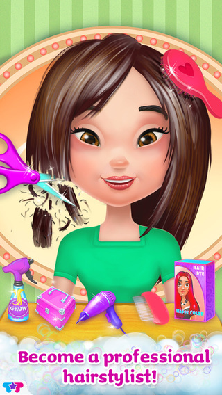 【免費遊戲App】Crazy Hair Salon - Pretty Girl Makeover-APP點子