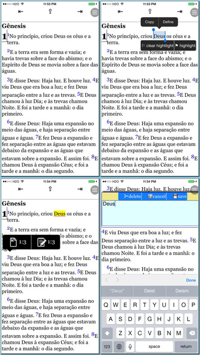 Captura de tela do iPhone 5
