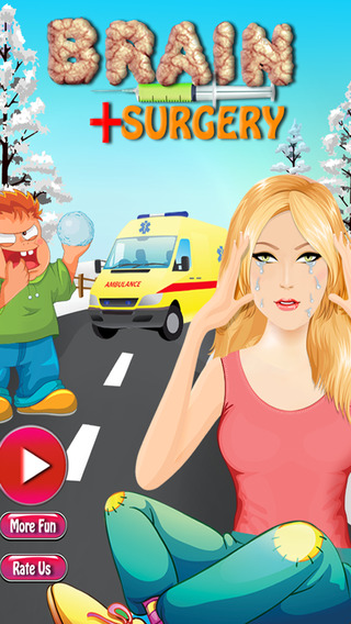 Brain Surgery Doctor - Fun Virtual Hospital Game For Little Kids Girls