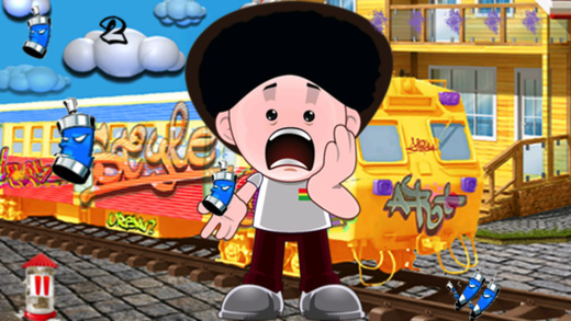 【免費遊戲App】Subway Graffiti War : Drops Of Burning When Touching The Skin-APP點子