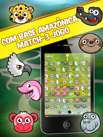 【免費遊戲App】Conserve a Amazônia - Jogo Match-3-APP點子