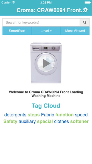 Showhow2 for Croma Washing Machine CRAW0094