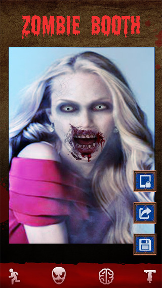 Zombie Booth - 3D Zombifier Face Makeup Halloween Photo Effects Editor