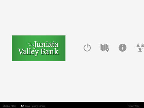 The Juniata Valley Bank Business Mobile Banking for iPad