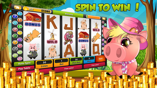 Angry Piggies POP Slots: Farm Casino