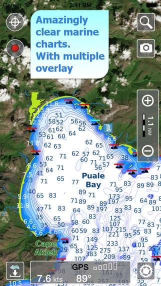 Aqua Map Alaska - Marine GPS Offline Nautical Charts for Fishing Boating and Sailing