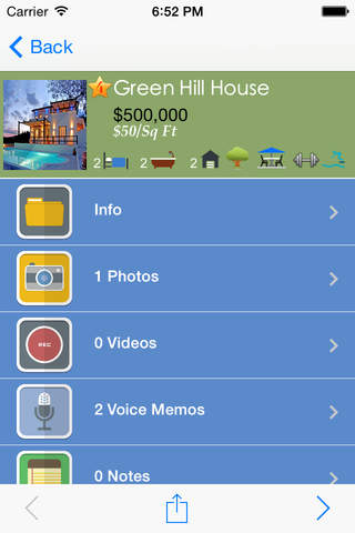 my Houz Hunt - Your house hunting organizer to help you buy, rent, sell or manage your selected properties in the american real estate markets screenshot 3