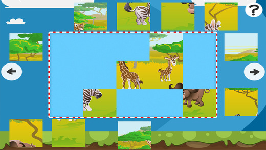 免費下載遊戲APP|A Safari Jigsaw Puzzle for Pre-School Children with Animals of the Savanna app開箱文|APP開箱王