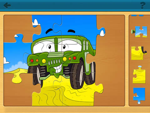 Jigsaw Puzzles Trucks - Kids Puzzle Truck Learning Games for Preschoolers