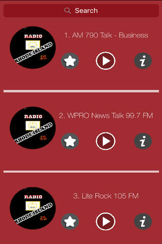 Rhode Island Radios - Top Stations Music Player AM screenshot 3
