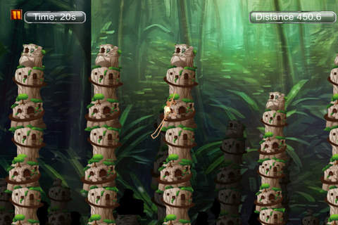 Super monkey 3D : The Jump And Fly Adventure In The Jungle screenshot 2