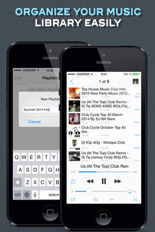 MP3 Manager Free - Unlimited Music, Mp3 Player & Streamer with Playlist. Enjoy it ! screenshot 3