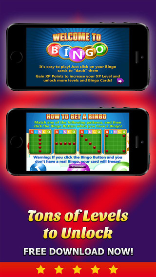 Bingo Shot - Play no Deposit Bingo Game with Multiple Levels for FREE