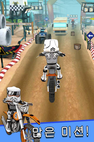Cartoon Dirt Bike Runner - Free GP Motorcycle Racing Game For Kids screenshot 4