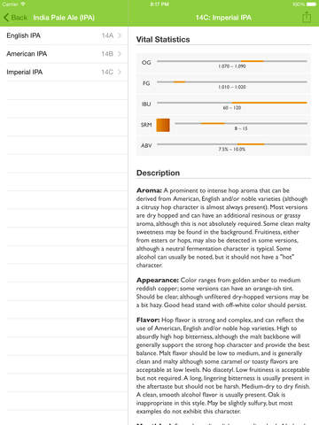 【免費生活App】Beer Styles - BJCP 2008 Style Guidelines for beer, cider & mead-APP點子