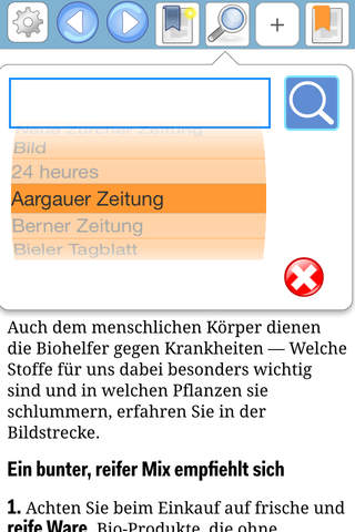 Schweizer Nachrichten Zeitung Journaux Suisse Giornali Svizzeri Switzerland screenshot 3