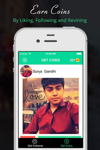 VFame - Get Followers, Likes & Revines screenshot 2