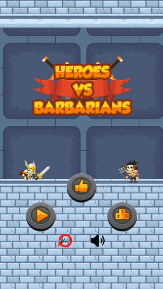 【免費遊戲App】Heroes Vs Barbarians-APP點子