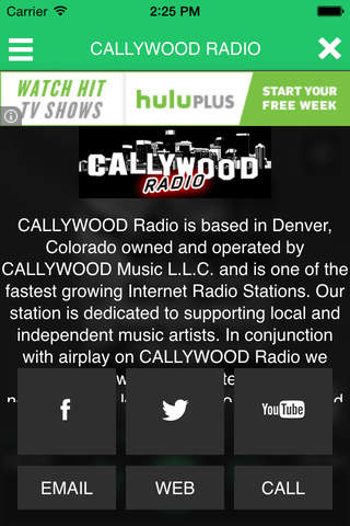 CALLYWOOD Radio screenshot 3