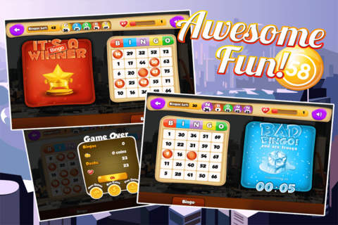 Bingo Bling City - Real Vegas Odds And Huge Jackpot With Multiple Daubs screenshot 3