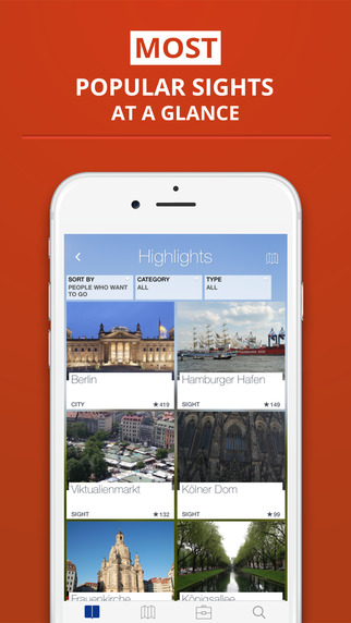 【免費旅遊App】Germany - your travel guide with offline maps from tripwolf (guide for sights, tours and hotels in Berlin, Hamburg, Munich and much more)-APP點子