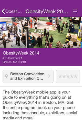 ObesityWeek 2014 in Boston, MA screenshot 2