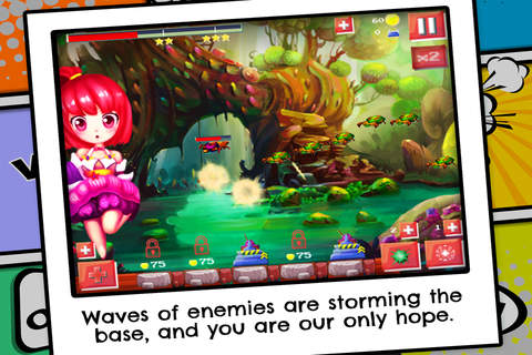 Fairy Weed Garden TD Battles - FREE - Endless TD Battles Critter Defense Game screenshot 2