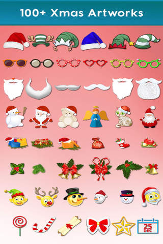 Funny Christmas Cards Maker - Santa Clause Clip Arts For Xmas Pics screenshot 2