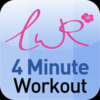 LWR 4 MINUTE FAT BURNING WORKOUT LOGO-APP點子