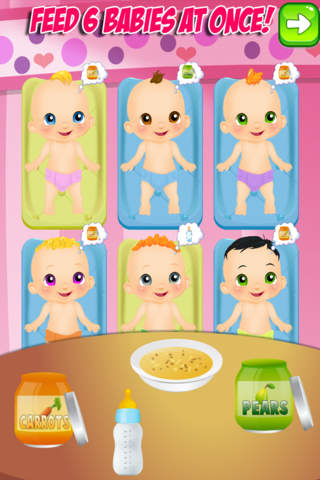 My Sextuplets Newborn Babies - Mommy's Baby Care & Multiples FREE screenshot 2