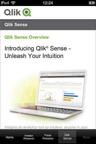 Qlik Investor Relations App for iPhone screenshot 4