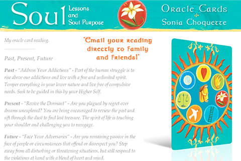 Soul Lessons and Soul Purpose Oracle Cards - Sonia Choquette screenshot 3
