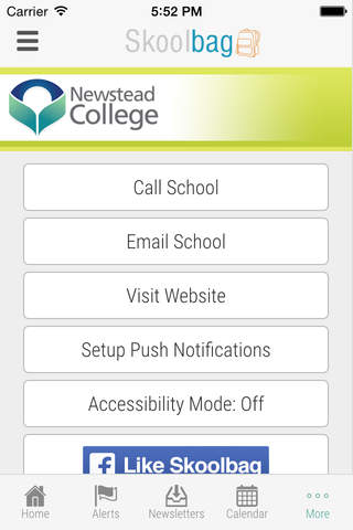 Newstead College - Skoolbag screenshot 4