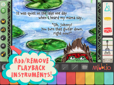 "Green and Spakkled Frogs" by Josh and the Jamtones! screenshot 2
