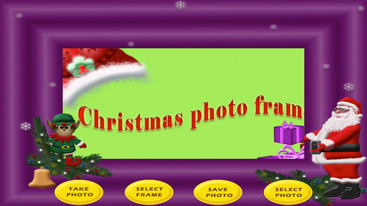 Christmas Photo Frame - Capture Edit Frame Your Photos All In One