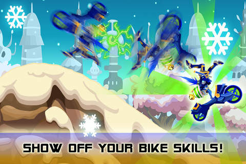 Supersonic Racer-Christmas Bike Racing Game screenshot 4