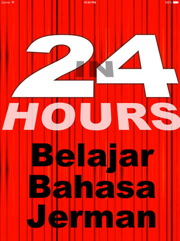 【免費教育App】In 24 Hours Belajar Bicara Bahasa Jerman-APP點子