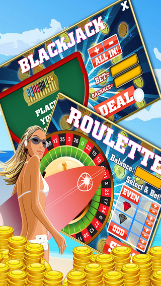 Bikini beach sexy slots machines – Free hot gamble game simulation