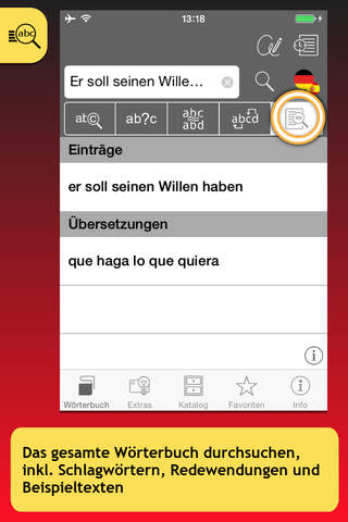 MYJMK Deutsch <-> Spanisch Wörterbücher screenshot 3