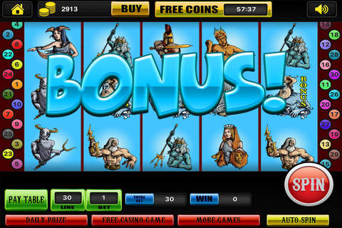 Slots - Free Titan's High Fire with Diamond Casino in Vegas for Fun! screenshot 4