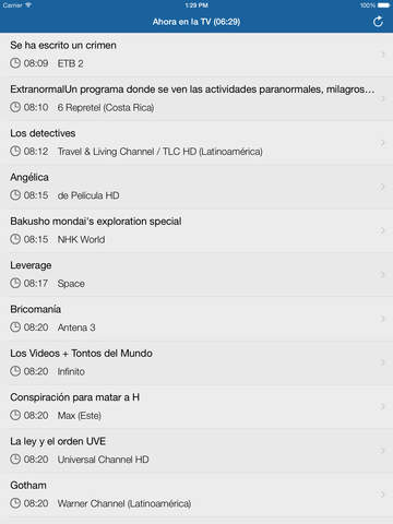 Televisión de El Salvador para iPad screenshot 4